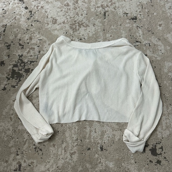 Urban Outfitters White Button Up Cardigan Size Small - Picture 2 of 4